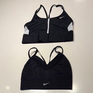 Two Nike Sports Bras Medium
